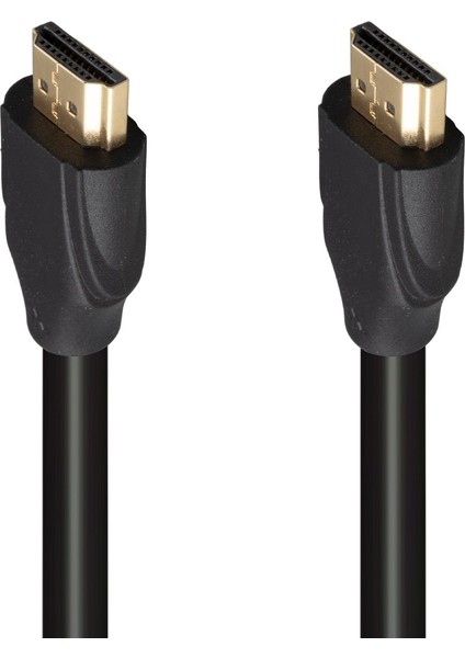 G-507FS Plastik Düz Siyah 20 Metre Gold HDMI Kablo