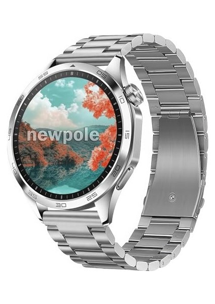 Huawei Gt 6 46MM Uyumlu| 22MM Paslanmaz Çelik Metal Saat Kordonu | Suya Dayanıklı, Çelik Pimli, Şık ve Dayanıklı