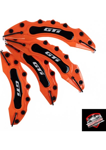 Turuncu Gtı (Beyaz) 4'lü Kaliper Seti Yapıştırma Logolu fiyatları