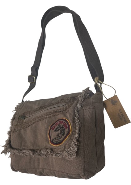 Vintage Küçük Salaş Günlük Çapraz Postacı Çantası S Boy 26 cm x 20 cm fırsatları