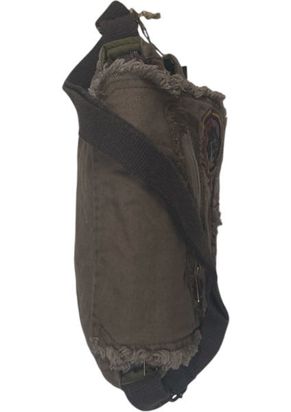 Vintage Küçük Salaş Günlük Çapraz Postacı Çantası S Boy 26 cm x 20 cm