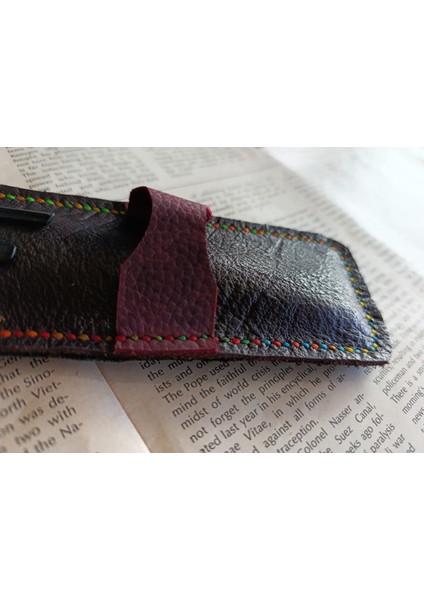 Crazy Gerçek Deri Özel Kalemleriniz Için Kalemlik ( 2*3 Kalem Için ) 27 cm \ 6 cm NLU14 indirimleri