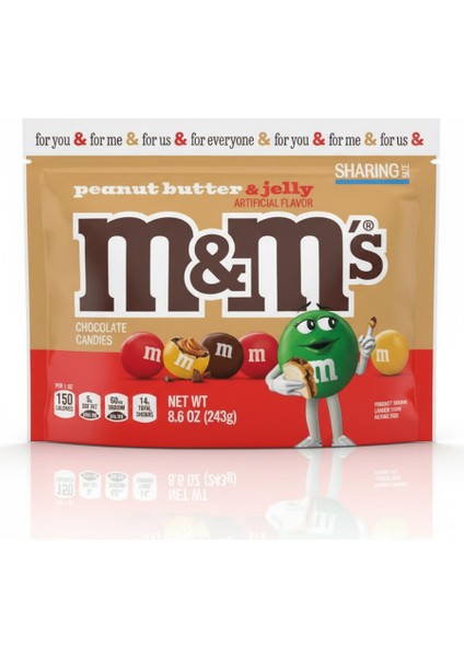 Peanut Butter & Jelly Chocolate Candies 243G