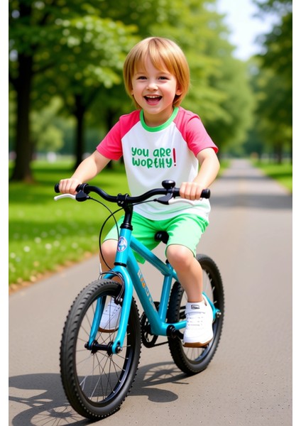 Erkek Çocuk %100 Pamuklu Slogan Baskılı Günlük Takım Kaliteli Şık Rahat Günlük fırsatları