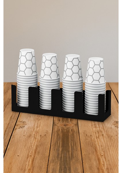 14 Oz Kapasiteli 4 Bölmeli Karton Bardaklık - Kahve Dükkanları Için Mükemmel Bardak Ünitesi fiyatları