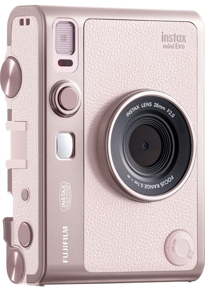 Instax Mini Evo Gentle Rose Hybrit Fotoğraf Makinesi Laporta Albüm 20'li Film Vekıskaçlı Resim Standı Seti modelleri