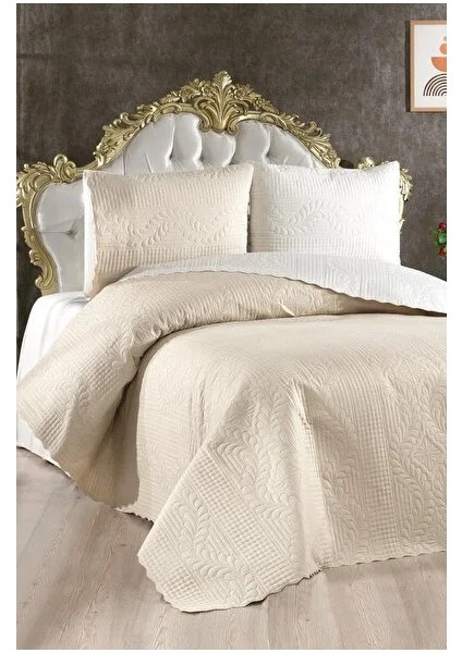 Dantelli Battaniye Seti 6 Parça Krem fırsatları