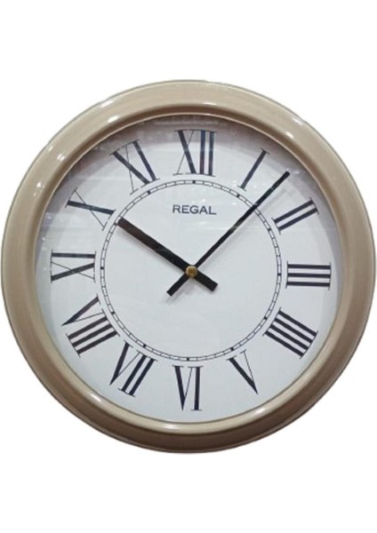 4290 Ewr Özel Seri Metal Kasa Akar Sessiz Saniyeli Duvar Saati