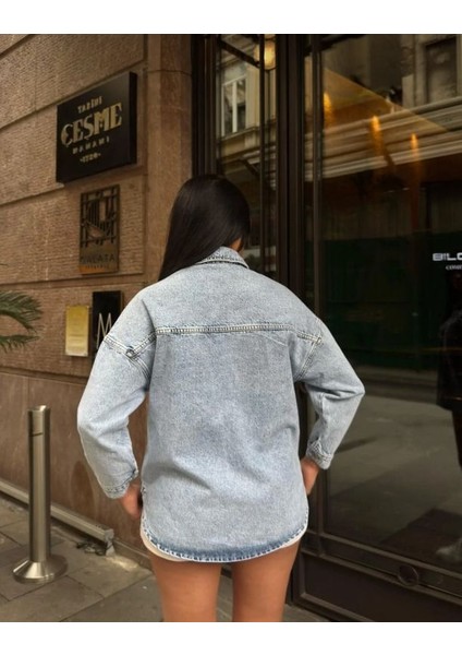 Kadın Taşlı Kot Ceket modelleri