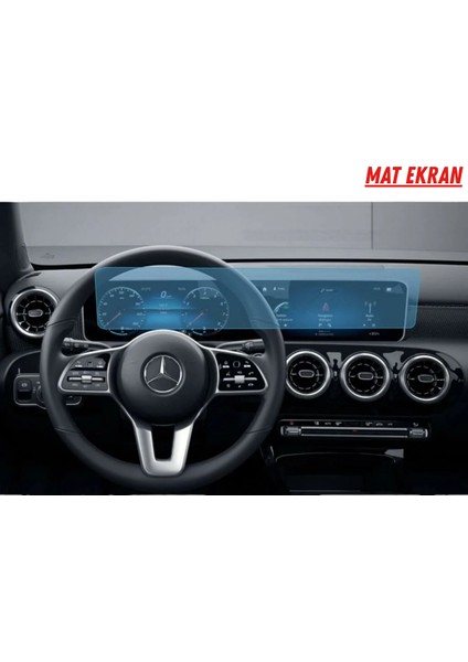 Mercedes Cla 200 2025 Navigasyon ve Bilgi Ekran Uyumlu Mat Ekran Koruyucu fiyatları