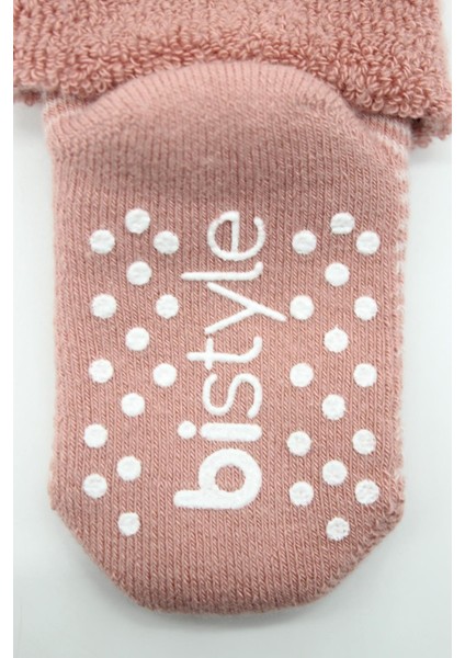 2li Çemberli Kaymaz Havlu Soket Çorap 10503 Pudra Pembe indirimleri