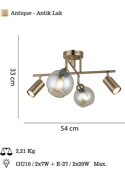Kero 2+2 Antık Lak Plafonyer fiyatları