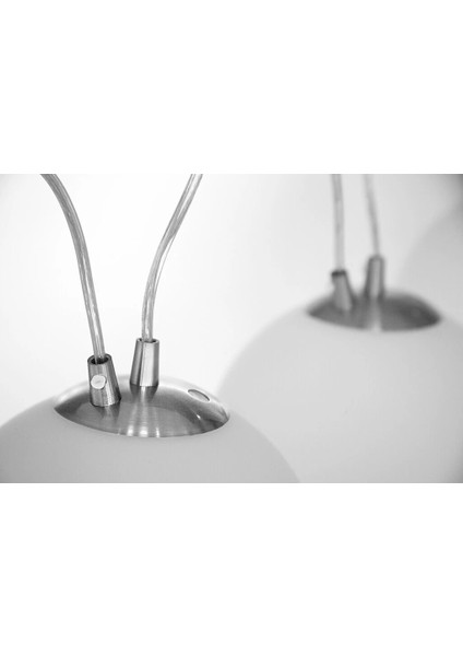 Güney 20'lik Glop Cam Ikili Sıralı Krom Renkli Camlı Sarkıt Avize modelleri