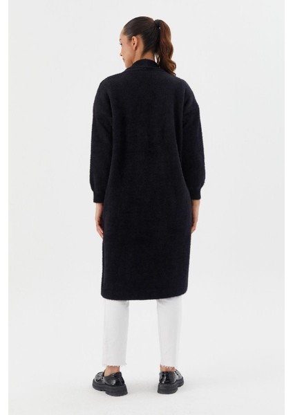 Uzun Triko Hırka Sıyah indirimleri