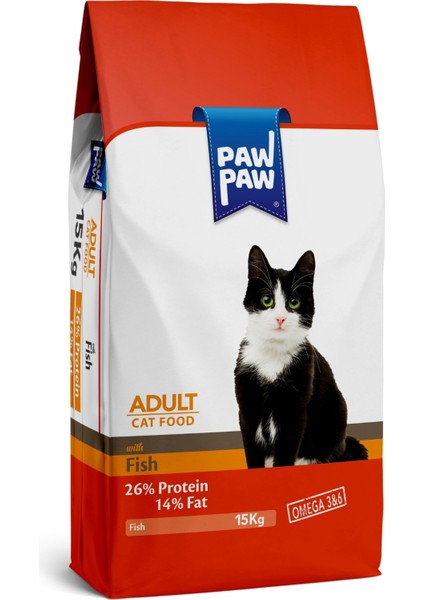 Yetişkin Kedi Maması Balıklı 15 kg