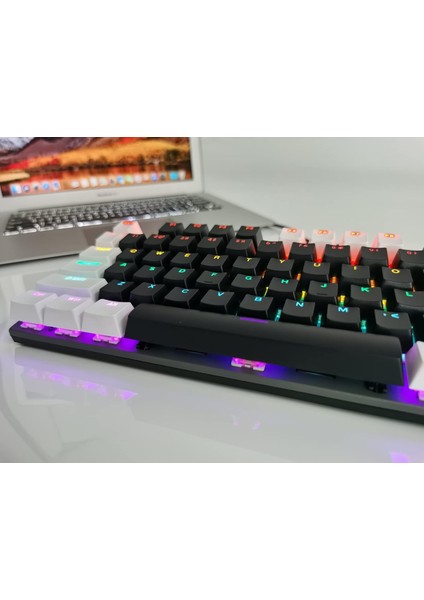 104 Tuşlu Gaming Klavye Rgb Işıklı Animasyon Modlu Mekanik Hisli Klavye Oyuncu Klavyesi fiyatları