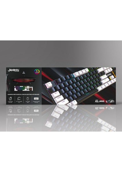 104 Tuşlu Gaming Klavye Rgb Işıklı Animasyon Modlu Mekanik Hisli Klavye Oyuncu Klavyesi fırsatları