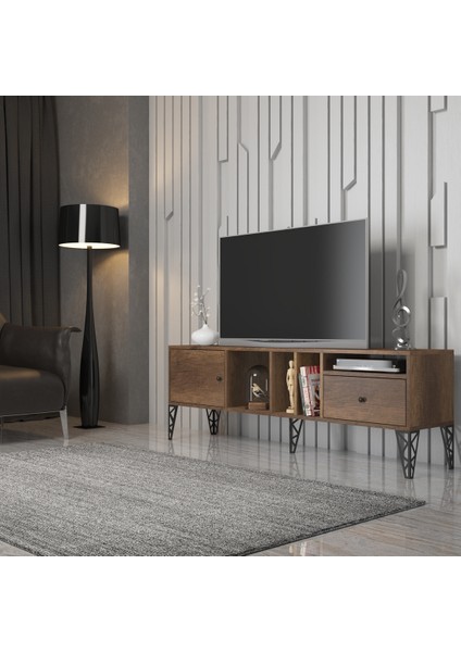 Hunerika Boldie 2 Kapaklı Tv Ünitesi-Barok-Minifiks Bağlantılı