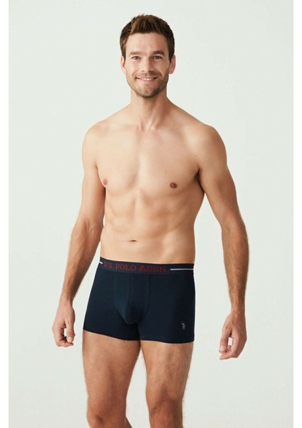 Erkek Bordo - Lacivert - Gri Melanj 3 Lü Boxer indirimleri