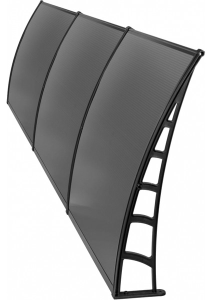 Cosmos Kapı Pencere Üstü Pratik Sundurma 105X360 - Siyah indirimleri