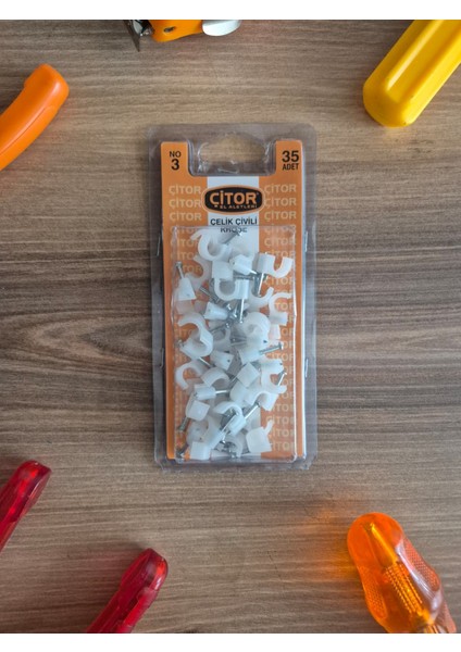 Çelik Çivili Kroşe | No 3 | 35 Adet
