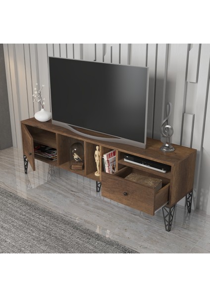 Hunerika Boldie 2 Kapaklı Tv Ünitesi-Barok-Minifiks Bağlantılı fırsatları