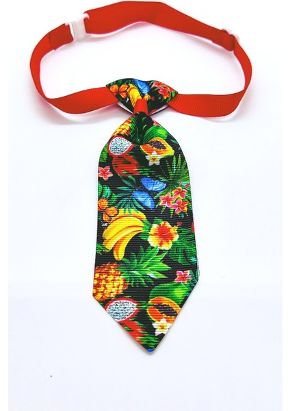 Ayarlanabilir Kedi ve Köpek Kravatı, Ananas ve Muz