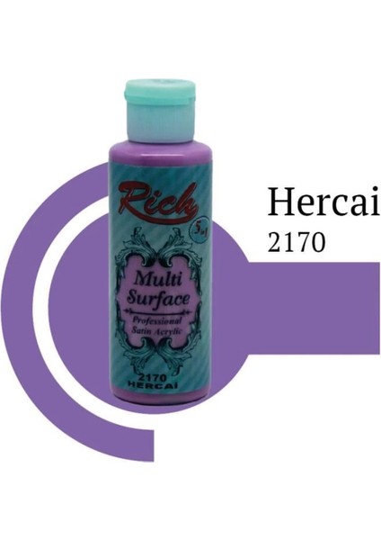 Rich Multi Surface 2170 Hercai Akrilik Boya 120 cc modelleri