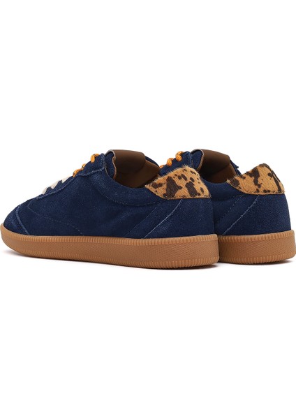 Studio Kadın Lacivert Bağcıklı Süet Sneaker 25AFD435310 indirimleri