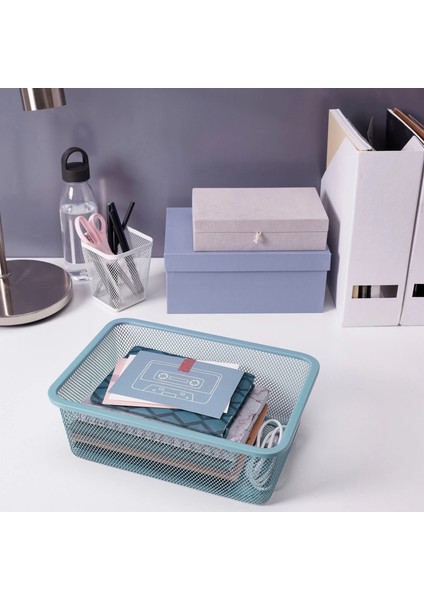 Trofast Çocuk Duvar Rafı Çam Gri Mavi 93 x 21 x 30 cm fırsatları