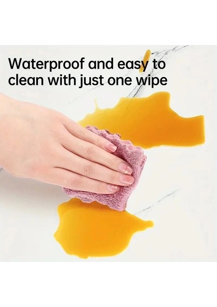 Buğz Beyaz Mermer Desenli Alüminyum Plastik Duvar Sticker (30*30) fırsatları