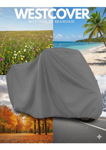 Mondial 100 Mg Prince Branda Motosiket Brandası (Gri Renk) 4 Mevsim Motor Koruma Örtüsü fiyatları