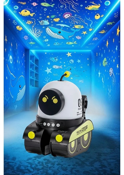 Robot Tasarımlı Projektör Gece Lambası fırsatları