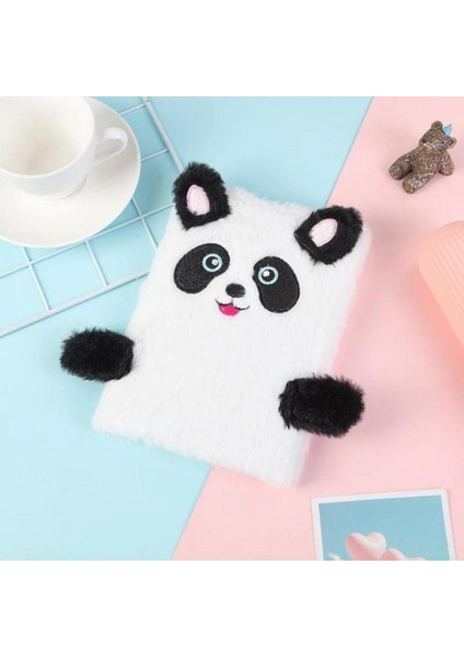 Peluş Tüylü Hayvan ve Çilek Desenli Çizgili Defter 1 Adet fiyatları