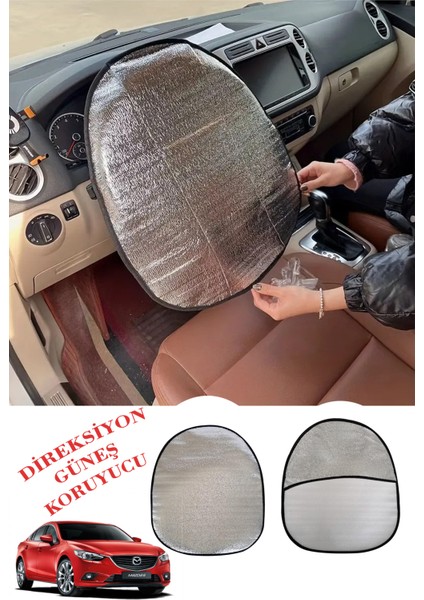Lenkrad Araç Direksiyon Güneşliği Araba Oto Direksiyon Güneşlik Direksiyon Güneş Koruyucu Kılıf Tr