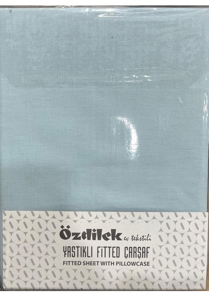 Colurist Lastikli Fitted Çift Kişilik Çarşaf Takımı 160 x 200 +30 cm ( 30 cm Yükseklik ) Aqua