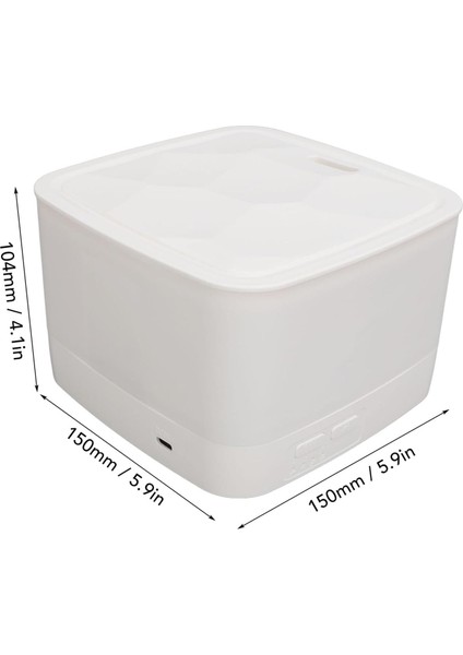 Hava Nemlendirici Kumandalı Buhar Makinesi 7 Renk LED Işıklı 800ML Zaman Ayarlı modelleri