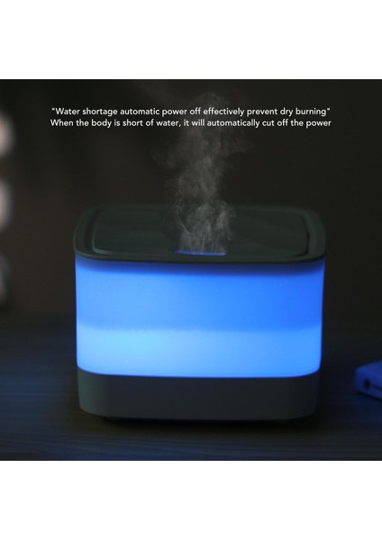 Hava Nemlendirici Kumandalı Buhar Makinesi 7 Renk LED Işıklı 800ML Zaman Ayarlı indirimleri