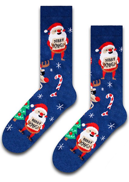Merry K-Mas! Yıldızlı Kutu Renkli Çorap fiyatları