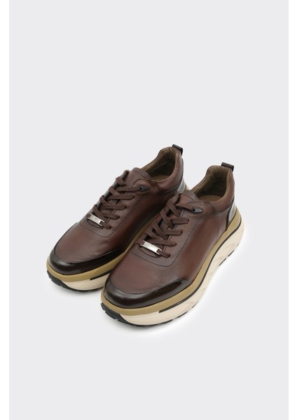 Hakiki Deri Yüksek Taban Erkek Sneaker fiyatları