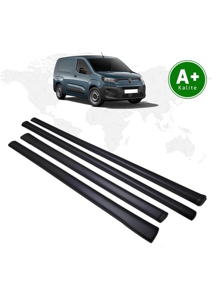 Citroen Berlingo Panelvan Marşpiyel Kaplaması 4 Parça 2024 Model ve Sonrası