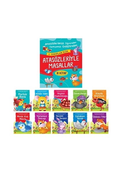 Atasözleriyle Masallar (10 Kitap)