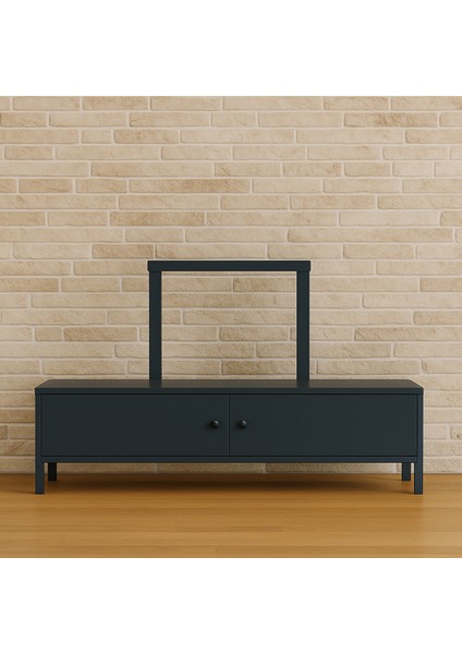 Kendinden Askı Aparatlı Metal Tv Ünitesi 170 cm Büyük Ekran Tv Uyumlu 65" - 75" Inç