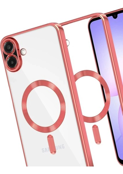 Xmpdby Newface Samsung Galaxy A07 Kross Magneticsafe Kapak - Kırmızı modelleri