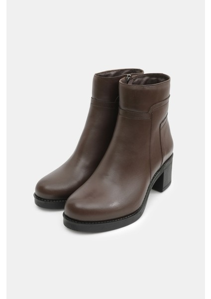 Hakiki Deri Fermuarlı Kadın Bot fiyatları