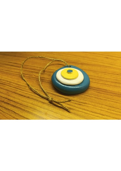 El Yapımı Mavi Nazar Boncuğu-Dekoratif Nazar Boncuğu Askılı – El Yapımı Nazar Süsü - Pozitif Enerji Nazar Boncuğu fiyatları