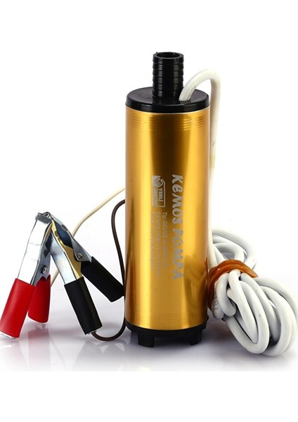 Asi 12 Volt Alüminyum Dalgıç Tipi Sıvı Aktarma Pompa(Düz Filtre)