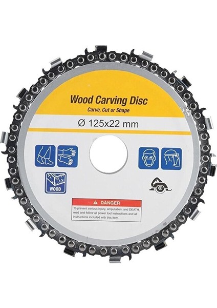 Zincirli Ispiral Kesici Disk 115 mm Ağaç Kesme Diski Küçük 115MM Avuç Içi Taşlamalara Testere