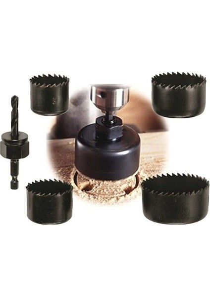 Metal Ahşap Daire Delme Panç Seti 16 Adet Delik Testere Matkap Uçları Kesme Seti indirimleri