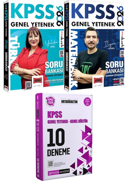 2026 Kpss Türkçe Matematik Tamamı Çözümlü Soru Bankası - 2026 Kpss Ortaöğretim Çözümlü 10 Deneme